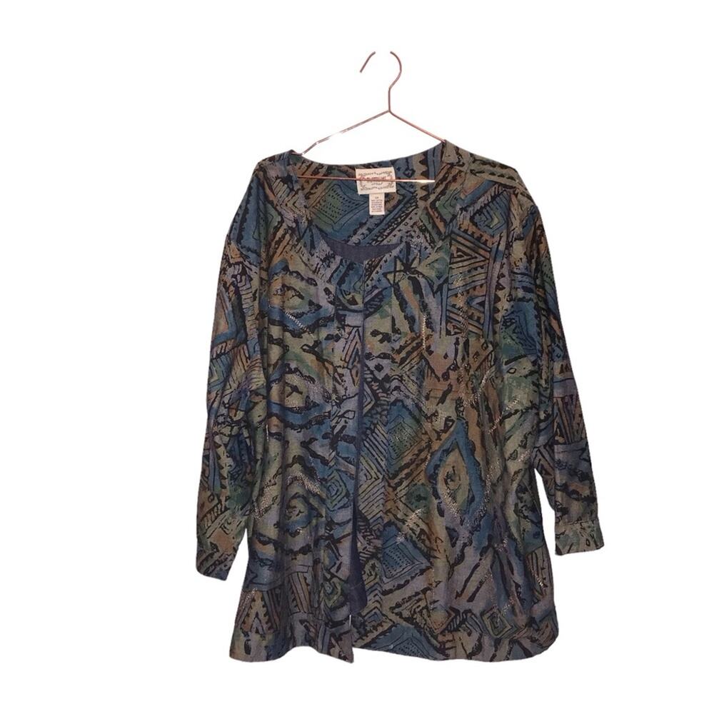 Tantrums cape jacket with clasp closure size 5X
